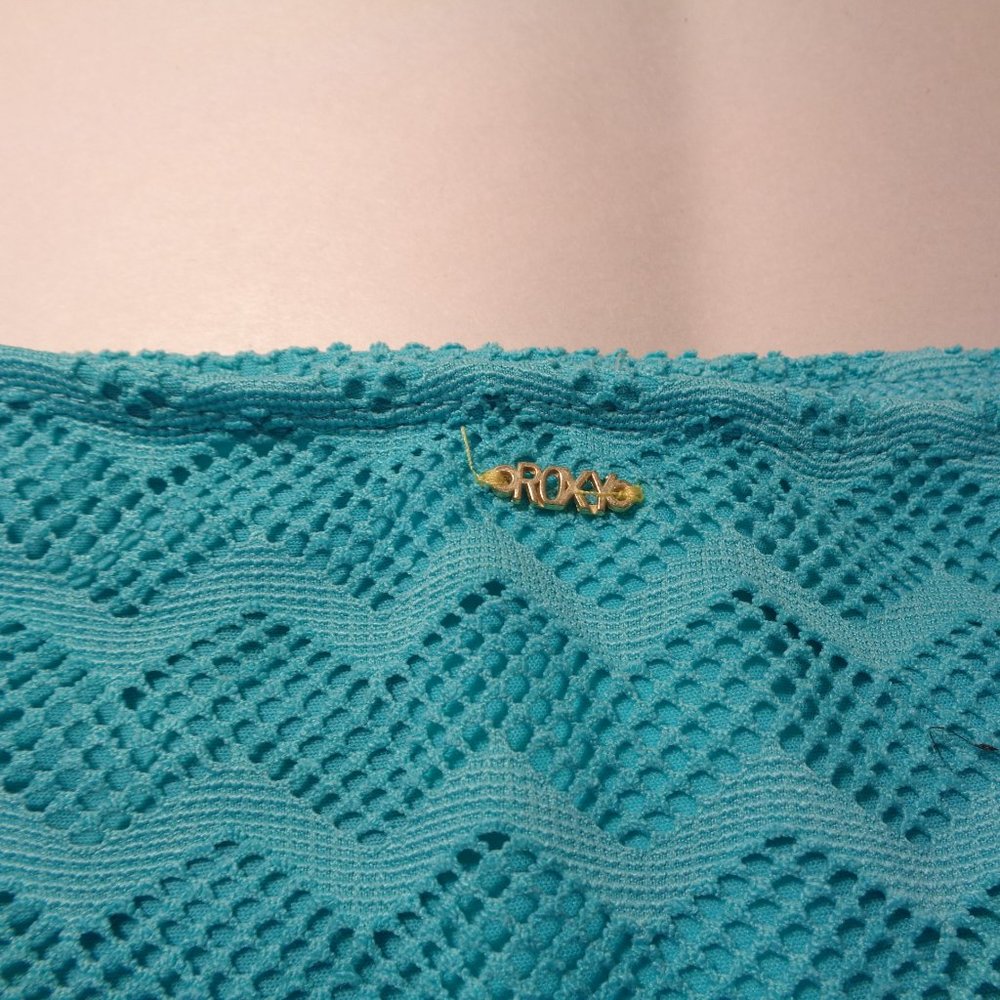 Roxy Size Small 70s LOWRIDER TIE SIDE Light Jade New Women's Bikini Bottom - Picture 5 of 13